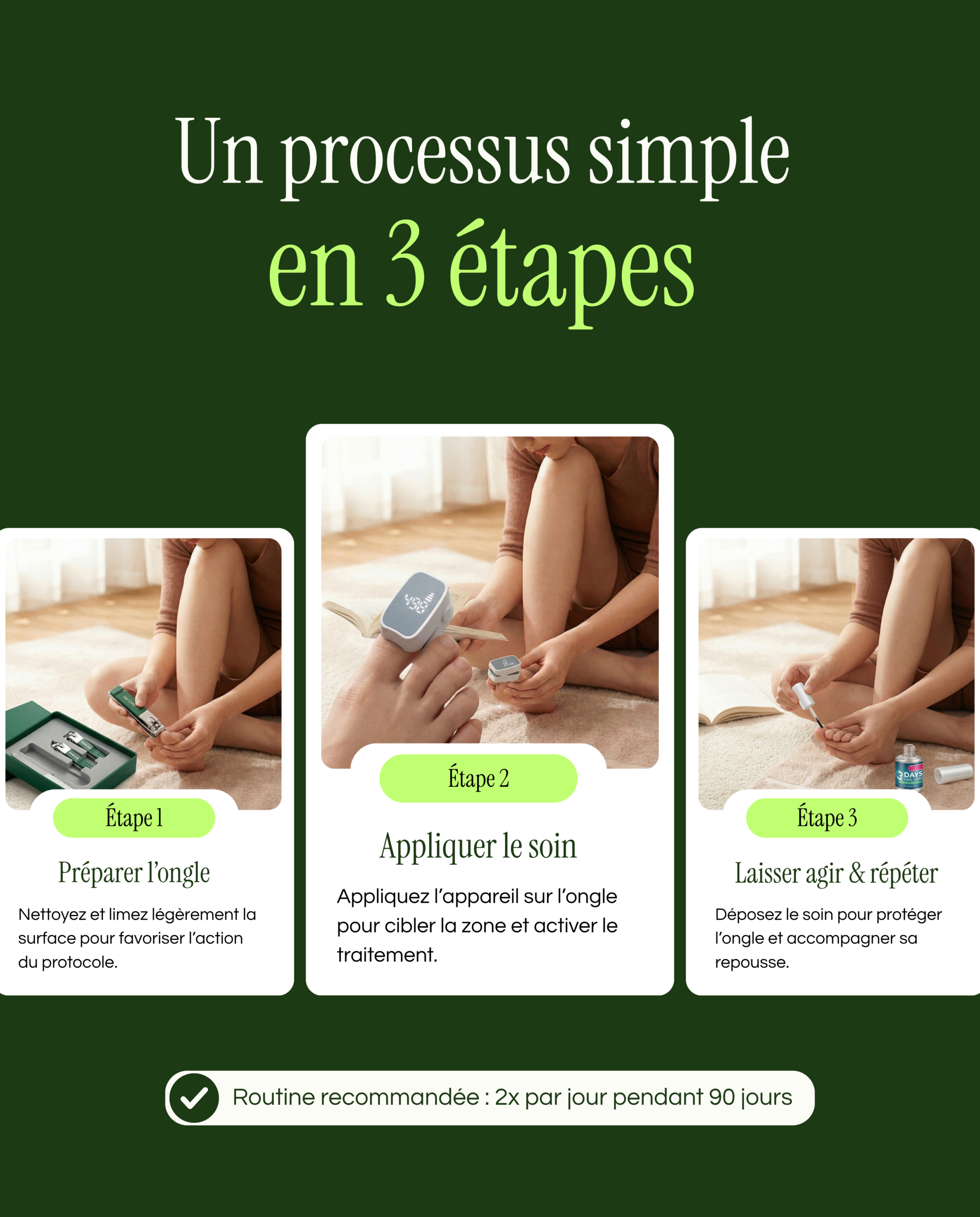 • Protocole 90 jours · Résultats dès la semaine 2 • (2)